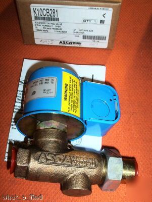 New asco K10CB281 K10 solenoid valve 1/2