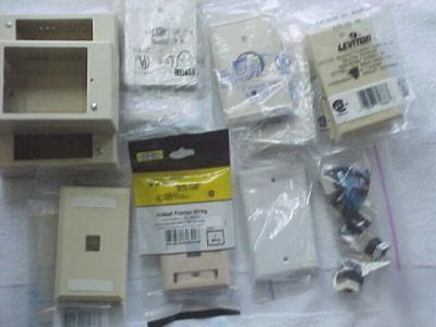 New lot of 24 assorted electrical telephone items 