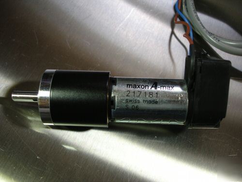 New maxon a-max motor w/ planetary gear+encoder