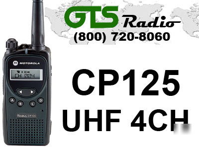 New motorola CP125 uhf radio talksto CP200 HT750 HT1250