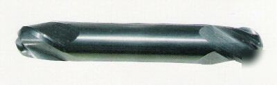 New - usa solid carbide double ball end mill 4FL 3/8
