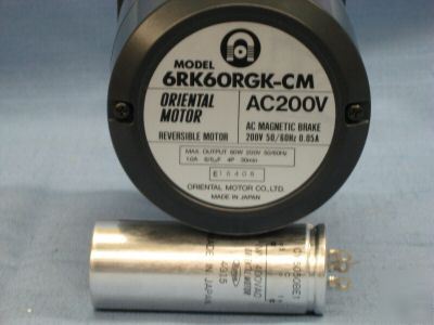 Oriental b-s motor ac 200V reversible motor 6RK60RGK-cm