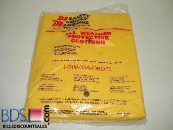 Safety supply america x-large pvc non-conductive rain s