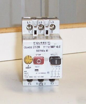 Square d 2520-MP4.0 starter 