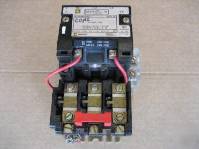 Square d size 00 class 8536 starter SA0-12 120V b SA012