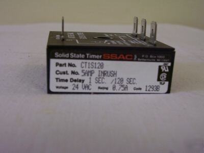 Ssac -- solid state timer p/n CT1S120 hvac/r timer