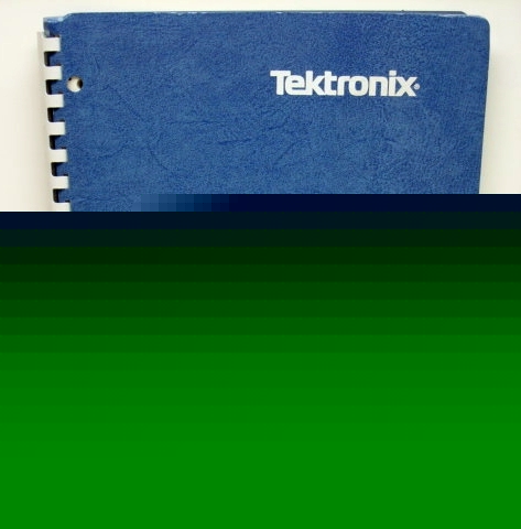 Tektronix 7B87 time base w/clock instruction manual