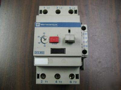 Telemecanique GV3-M25 25 amp 3 phase manual starter 