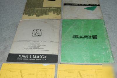 Various out of print j&l optical comparator catalogs