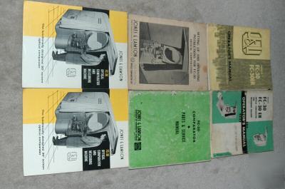 Various out of print j&l optical comparator catalogs