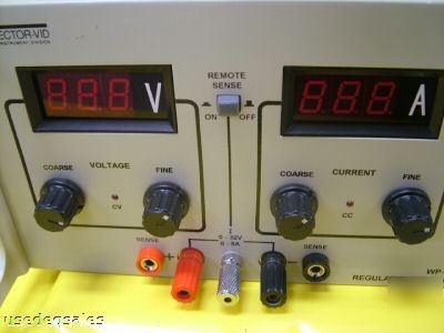 Vector-vid regulated dual dc power supply wp-707B