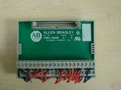  allen bradley 1492-IFM40F ser. a rev a, used=