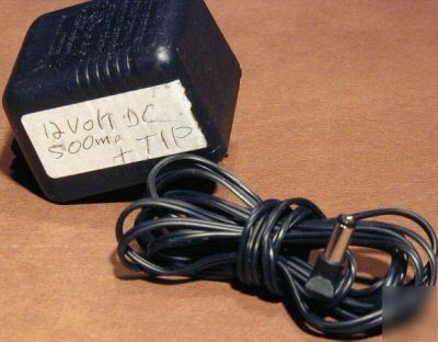 Ac power supply adapter - 12 volts dc 200MA pos tip