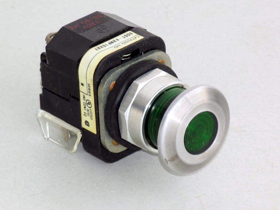 Allen bradley 3 position illuminated green button