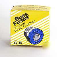 Bussmann division 15A time delay sl plug fuse sl-15