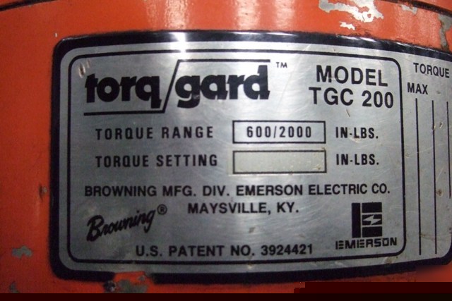 Camco emerson indexer 60-500RGH40 with torq guard