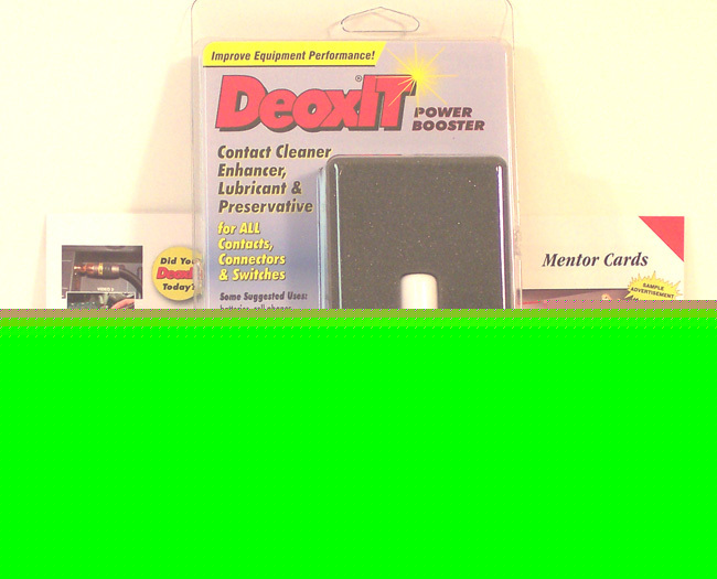 Deoxit / cramolin red contact cleaner / 100% glass case