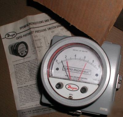 Dwyer 43010 capsu photohelic 43000 pressure switch/gage