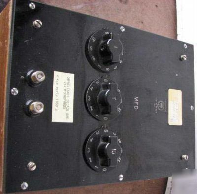 Industrial instruments ok-5A decade power capacitor box