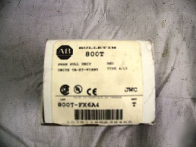 New allen bradley 800T-FX6A4 pushpull push button 