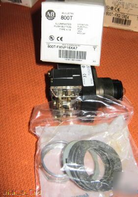 New allen bradley 800T-FXNP16A7 push pull button 3 pos.