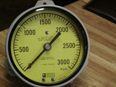 New weksler 0-3000 psig gauge 6685-00-936-2929EY guage, 
