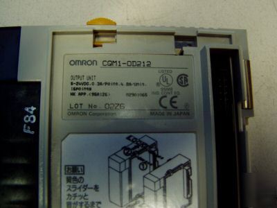 Omron output unit m/n: CQM1-OD212 - tested