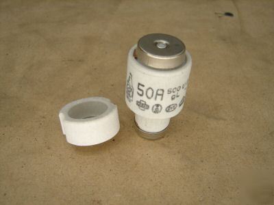 Siba 50A gl ceramic fuse 10 007 04 + adapter