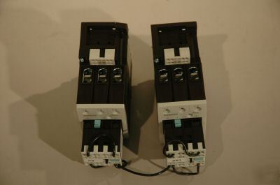Siemens 60947-4-1 reversing contactor 3 pole used 