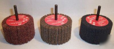 1 lot (3EA) 3M scotch-brite flap brush wheels