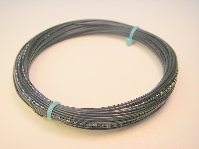 50 feet mil-spec 24-awg silver-coated wire,black teflon