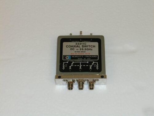 Agilent 33311C dc - 26.5 ghz, 1P2T 24V 8762C