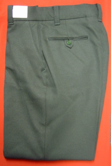 Ems emt police fire trouser pants green 30 unhemmed