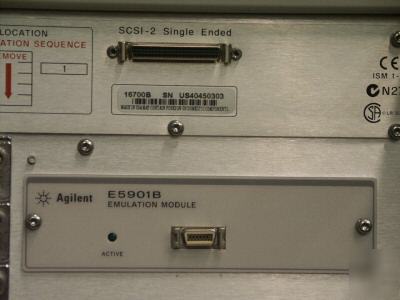 Hp 16700B logic analysis mainframe. 18 gb-cd rom-E5901B