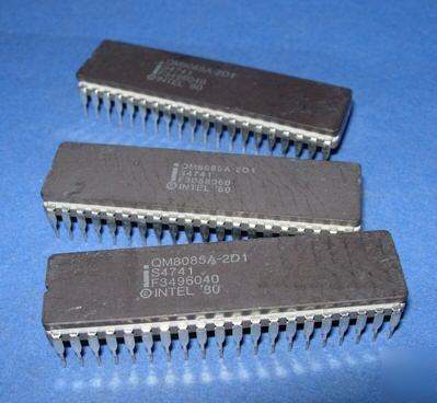 Intel QM8085A-2DI 40PIN cerdip cpu vintage P8085 D8085