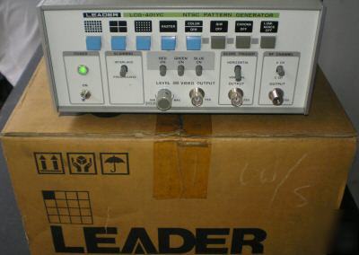 Leader lcg-401YC ntsc pattern generator. 