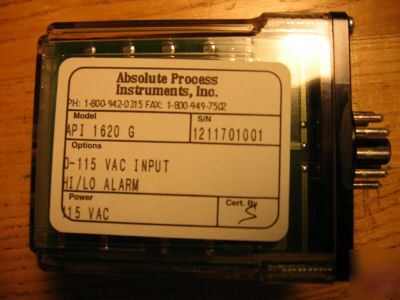 New absolute process api 1620 g API1620G * *