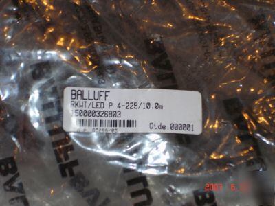 New balluff - 10 meter sensor cordset - 4 pole female - 