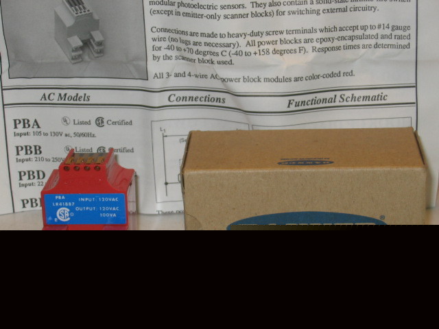 New banner multi-beam 3 & 4 wire power block pba