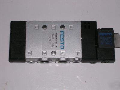 New festo 5/2 solenoid air valve, CPE14-M1H-5-l--1/8