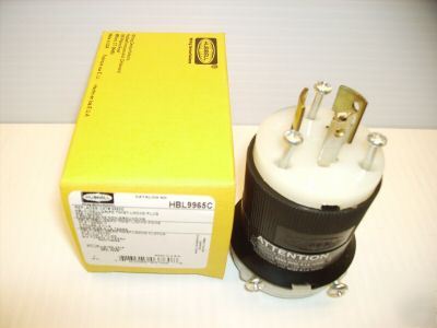 New hubbell plug HBL9965C 20A 125/250 v twist-lock **