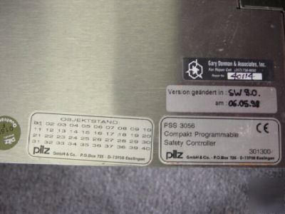 Pilz PSS3056 compakt programmable safety controller