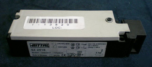 Rittal interlocking switch sz 2418